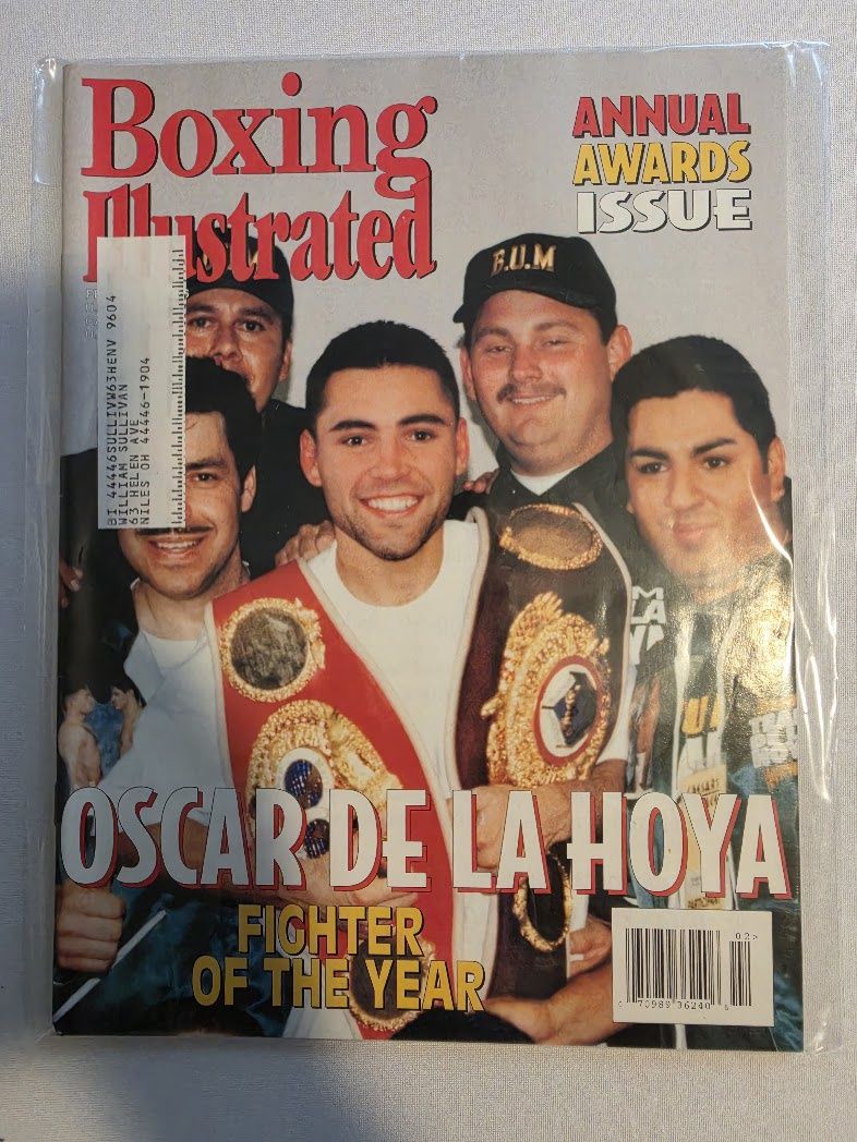 Boxing Illustrated Magazine February 1996 Oscar De La Hoya