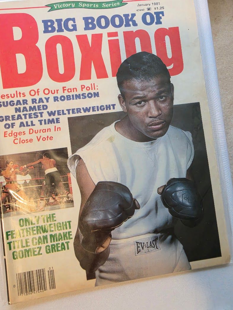Big Book of Boxing January 1981 – Sugar Ray Robinson Cover