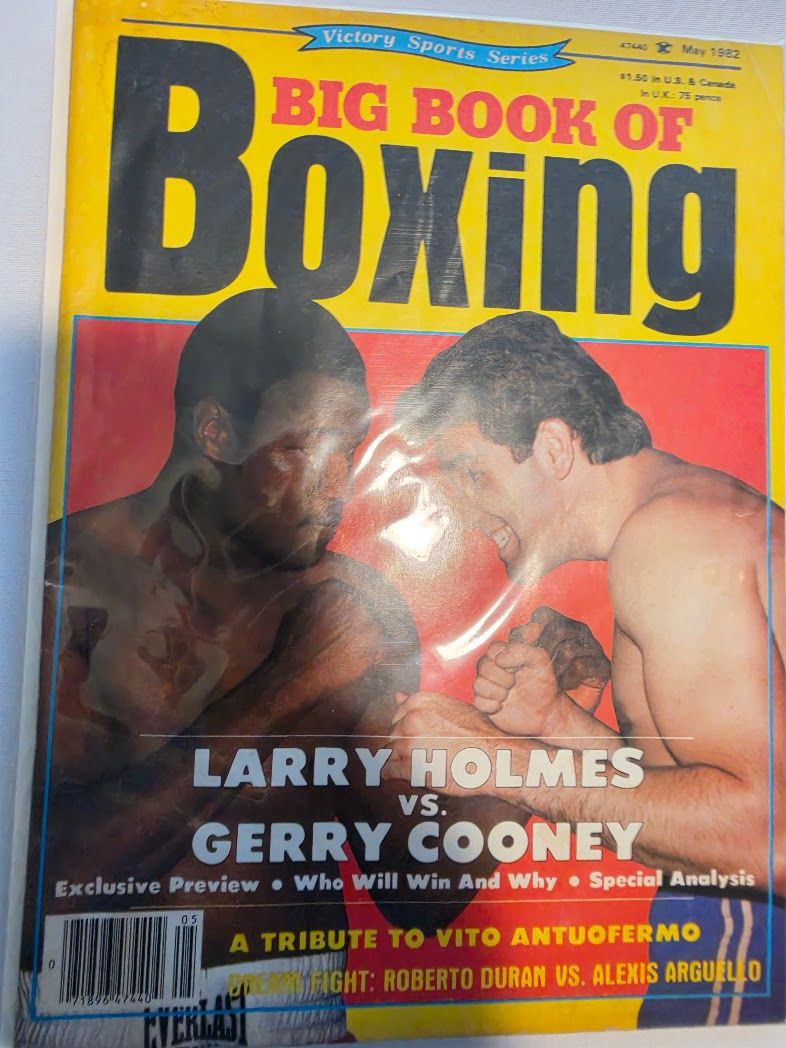 BIG BOOK OF BOXING MAGAZINE LARRY HOLMES BOXING GERRY COONEY MAY 1982