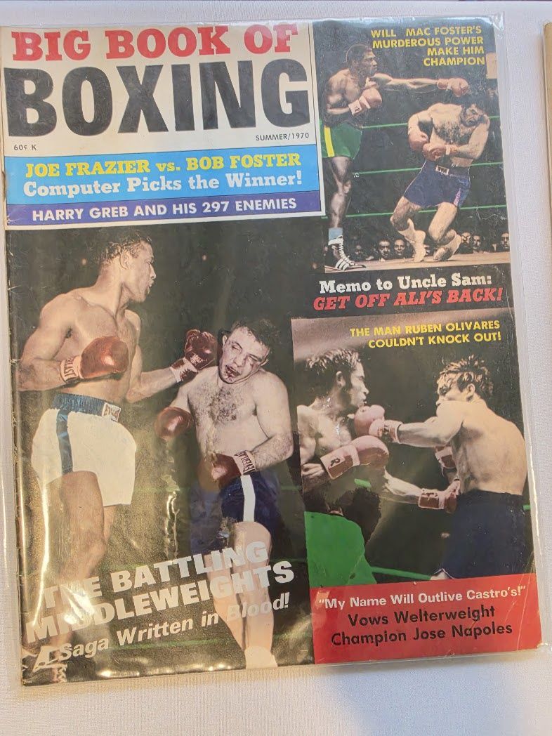 BIG BOOK OF BOXING Magazine-SUMMER,1970!!!!!!