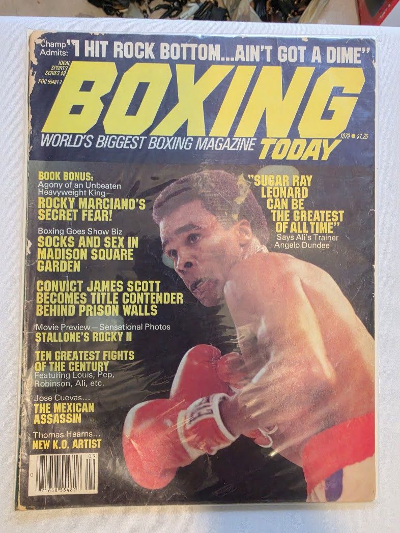 Sugar Ray Leonard 1979 Boxing Today Magazine