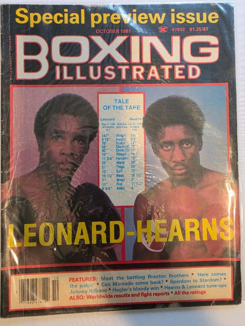 Boxing Illustrated Oct 1981, Leonard/Hearns
