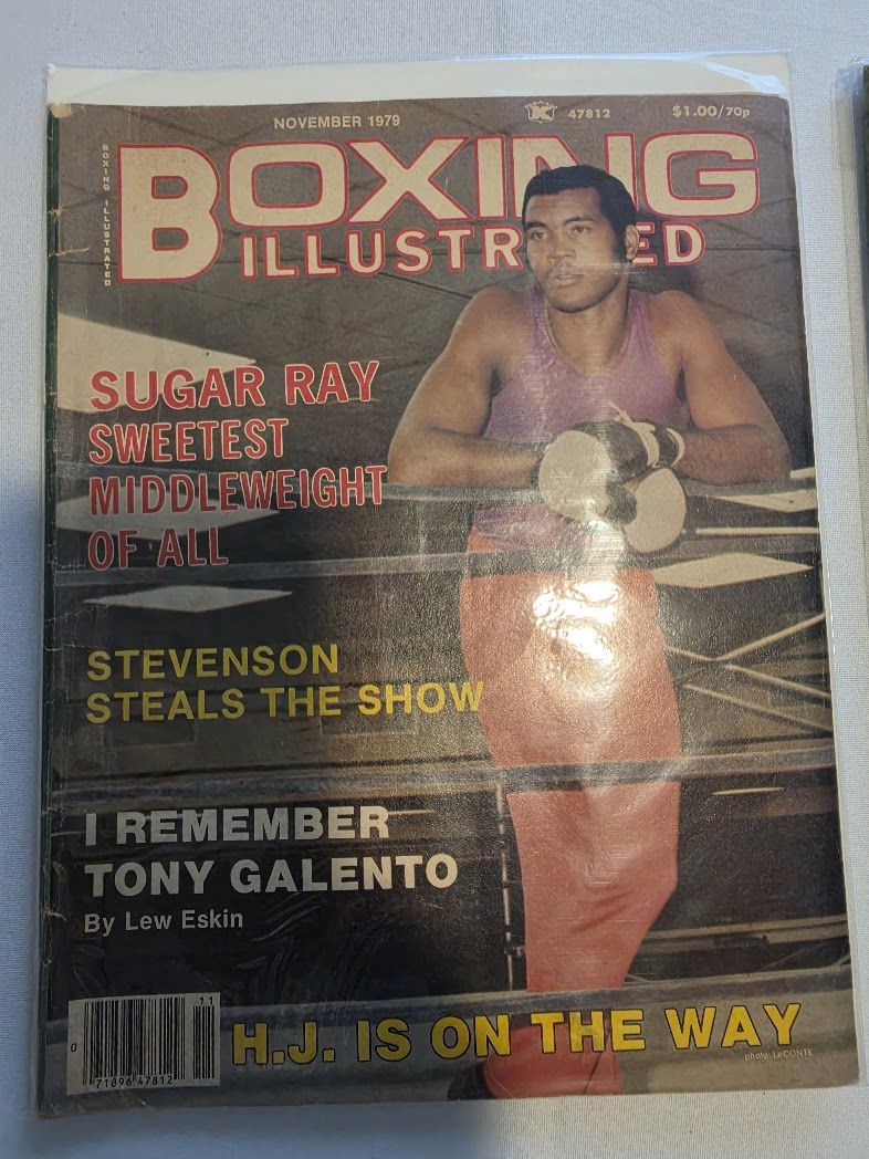 Sugar Ray Leonard Boxing Illustrated November 1979 Magazine Boxing