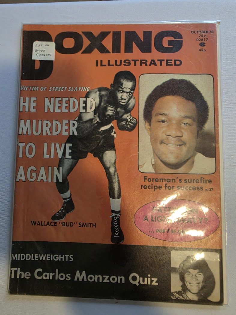 Boxing Illustrated Magazine October 1973 Wallace "Bud" Smith