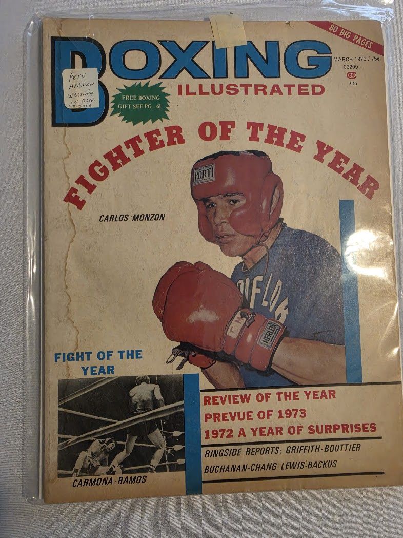 BOXING ILLUSTRATED Magazine March 1973 CARLOS MONZON Fighter of the Year