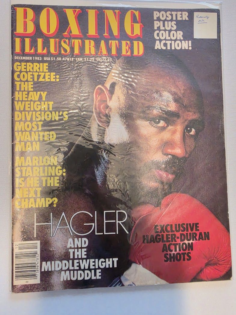 Boxing Illustrated December 1983 Hagler