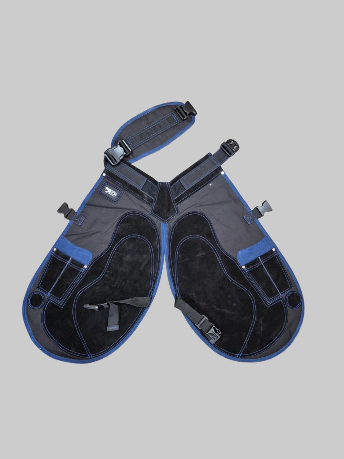 AMC APRON - SB ORGINAL, Color: BLK/BLUE, Size: MED - (29&quot;)