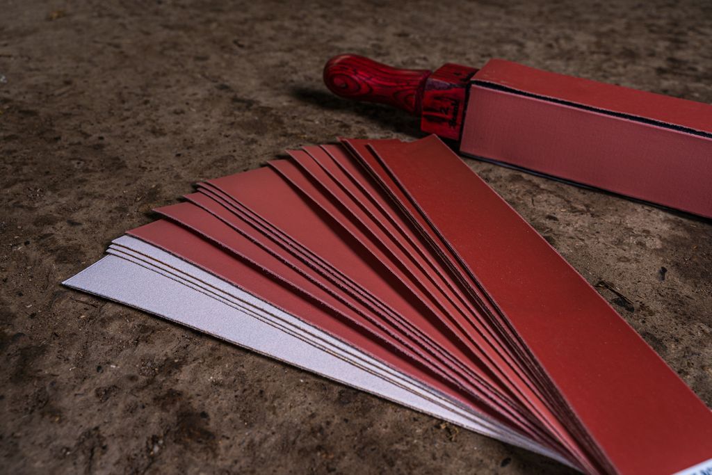 BEANIE BOX FOOT SANDER FAST FINISH STRIPS X 20