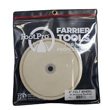 FOOT PRO GROOVED FELT WHEEL 6"