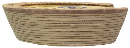 WOOD CLOG with LEATHER RIM, Size: 00