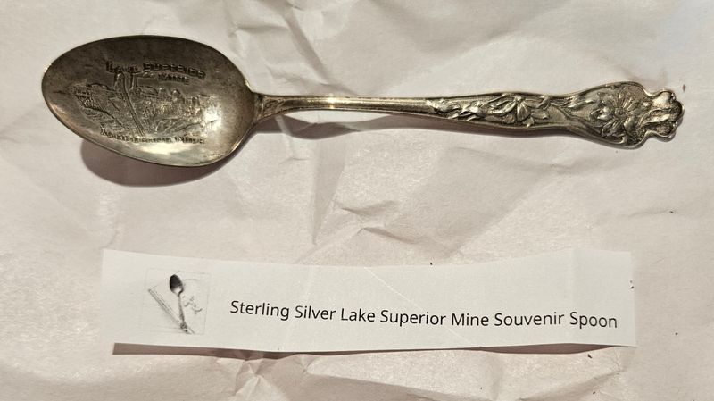 Sterling Silver Lake Superior Mine Spoon