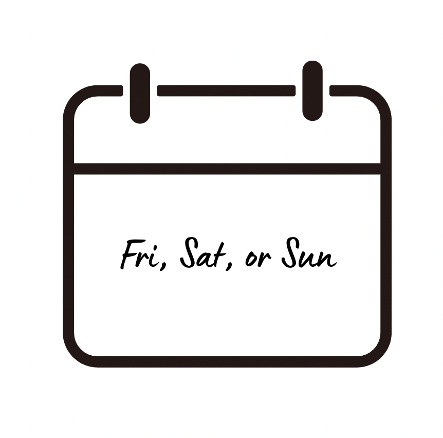 Request a QUOTE - Weekend Event