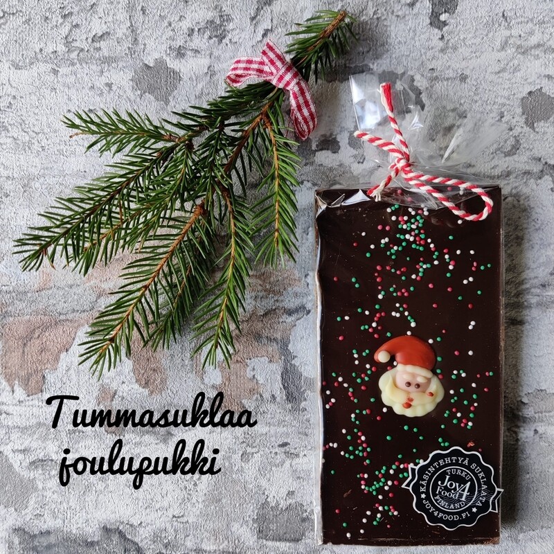 Tumma suklaa joulupukki
