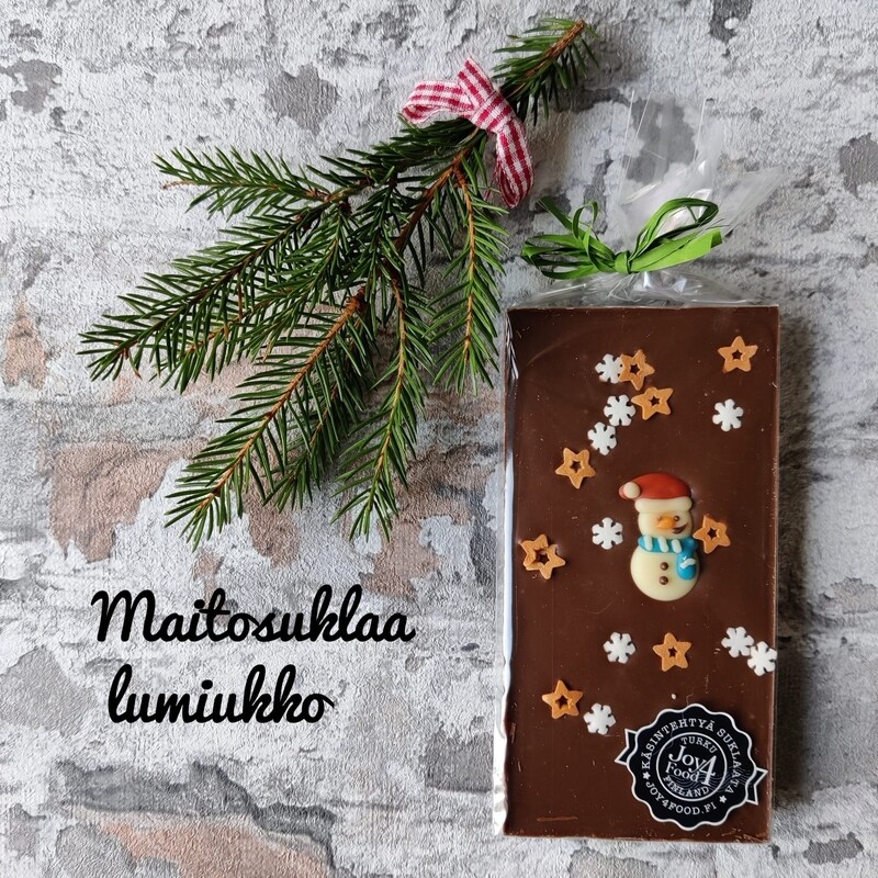 Maitosuklaa lumiukko