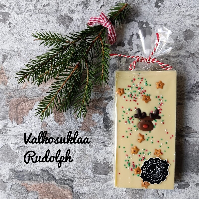 Valkosuklaa Rudolph