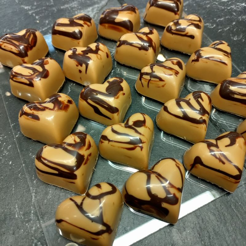 Caramel-suklaa kahvi konvehti (G)