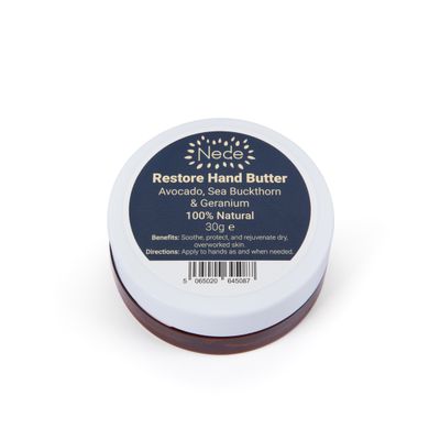 Sea Buckthorn, Geranium Avocado & Shea Restore Hand Butter - 100% Natural Plant-based - Nede Sea Buckthorn, Geranium Avocado & Shea Restore Hand Butter - 100% Natural Plant-based - Nede