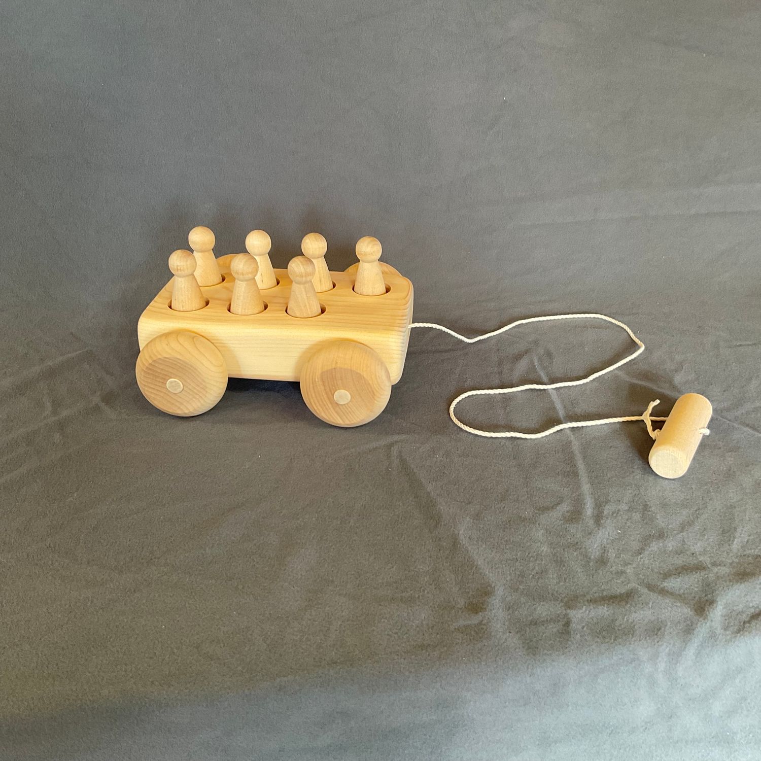 people pull toy wooden toy