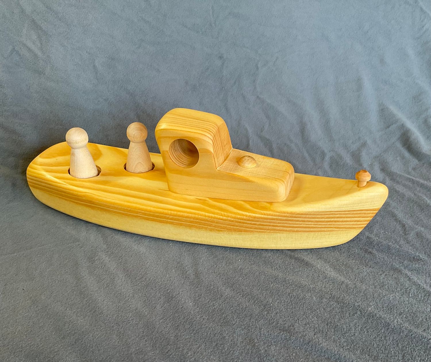 maine lobstah boat wooden toy