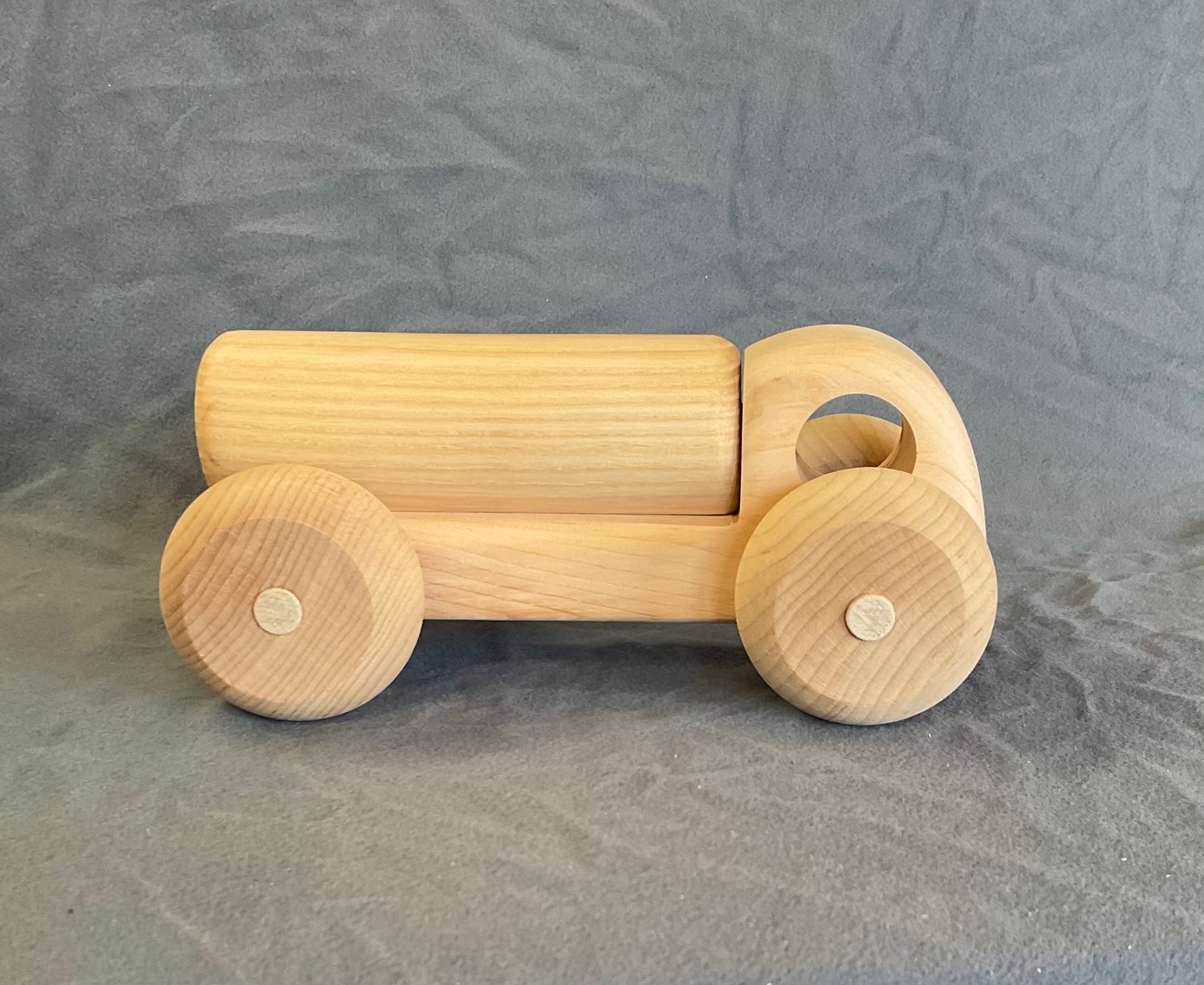 tank truck wooden toy
