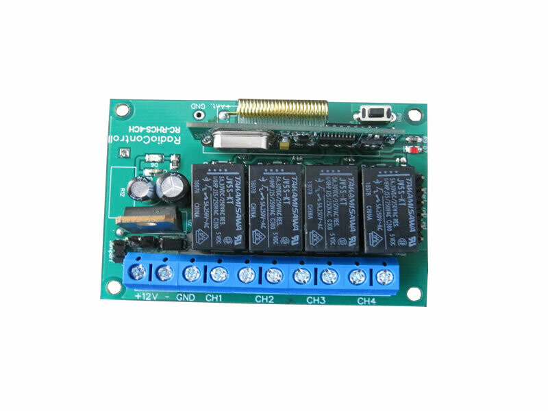 433.92 RX Boards with decoding  (RC-RHCS-4CHB)