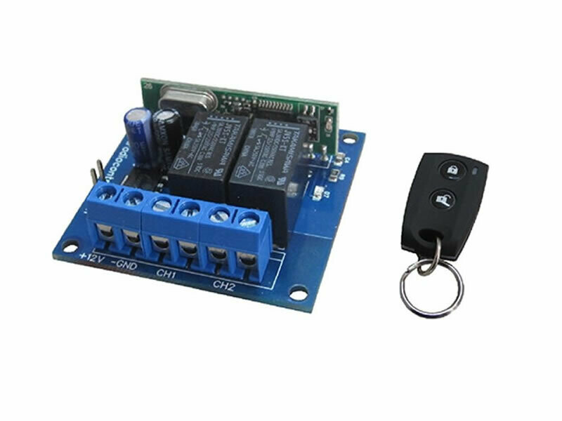 Kit 433.92MHz Receiver Board + N.1 Remote Control (RXK-2CH)