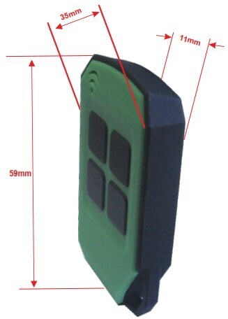 433.92MHz Remote Control 4ch (RCTV-05)