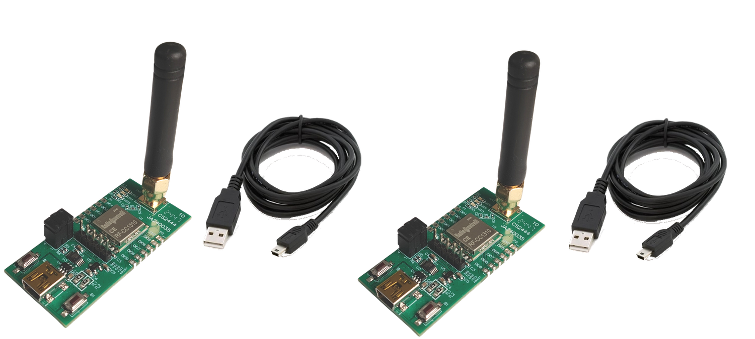 Evaluation KIT for Multifunction radio modem with AT command (RF-CC1310-AT-EV-868) 868MHz version