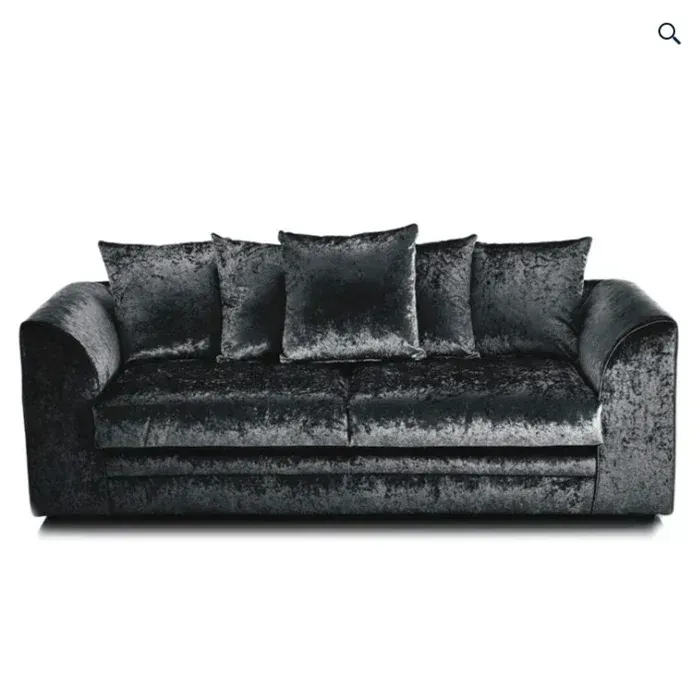Dylan Crush Velvet 3 Seater Sofa