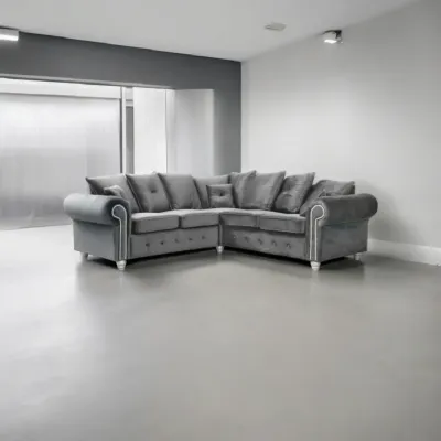 Plush Velvet Ashwin Universal Corner Sofa