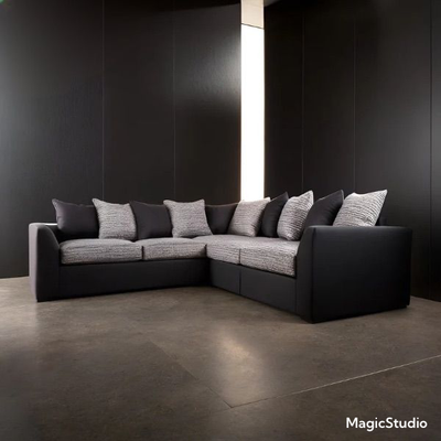 Dylan Jumbo Cord Fabric 5 seater  Universal Corner Sofa