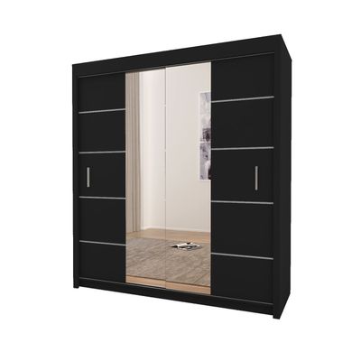 Sliding Mirror Door Wardrobe - Oslo