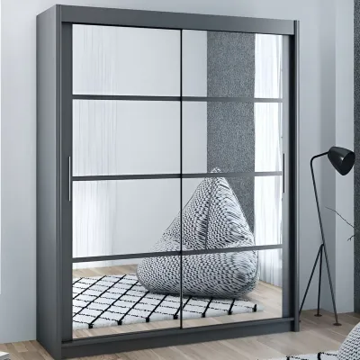 Sliding Mirror Door Wardrobe - Delta