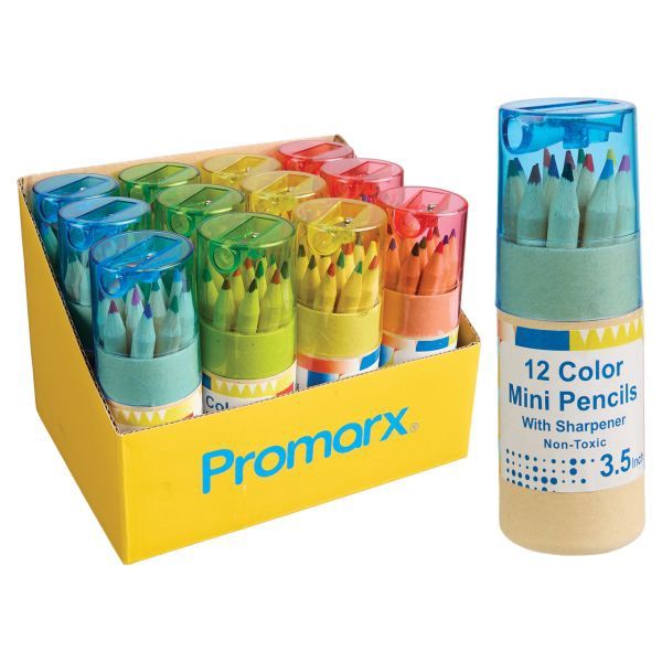 Mini Colored Pencils with Sharpener