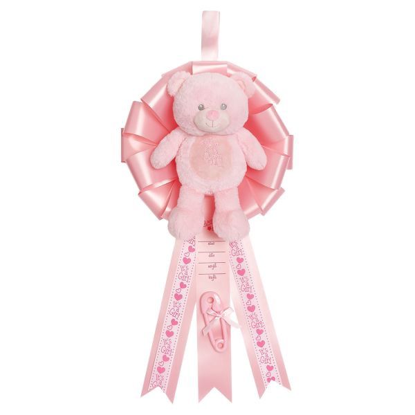 Announcement Ribbon - Girl Bear