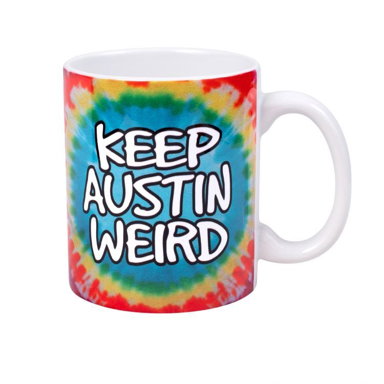 Keep Austin Weird Tie-Dye Mug