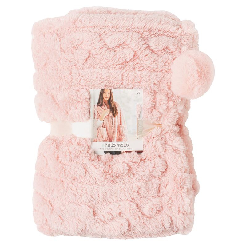 Cozy Blanket With Pockets - Pink