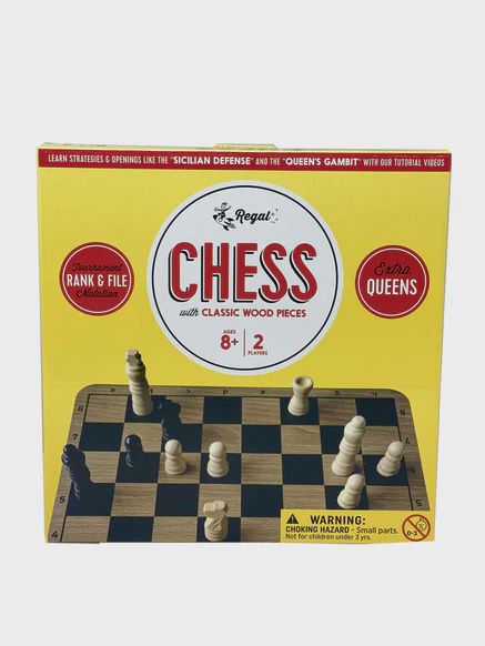 Chess with Wood pieces
