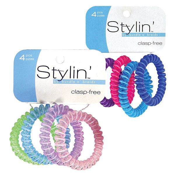 4 Piece Coil Hair Bands