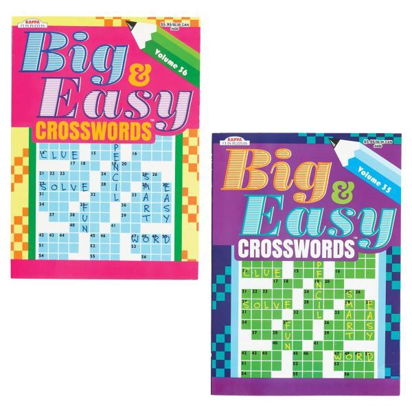 Big &amp; Easy Crosswords