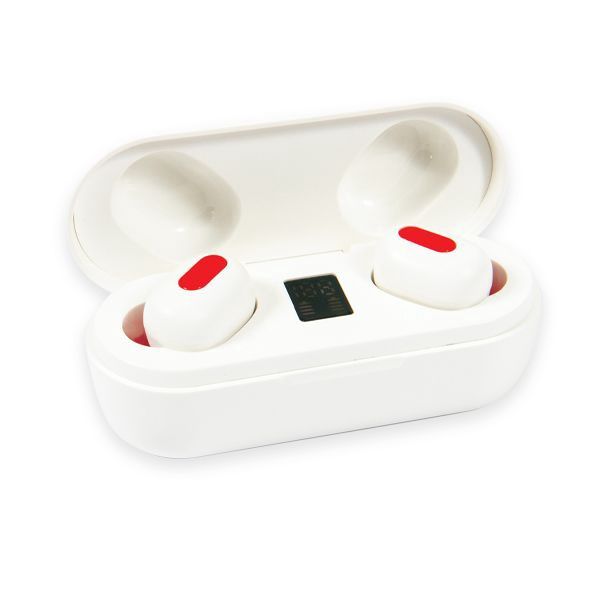 AIRX Wireless Earbuds White/Red