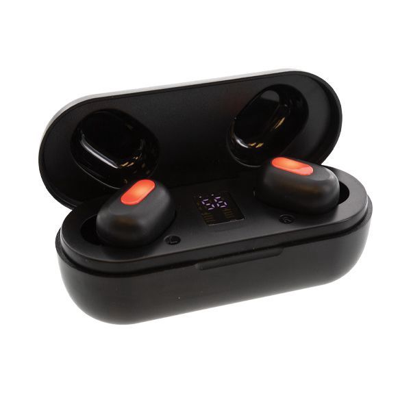 AIRX Wireless Earbuds Black/Red