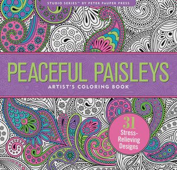 Peaceful Paisleys Coloring Book