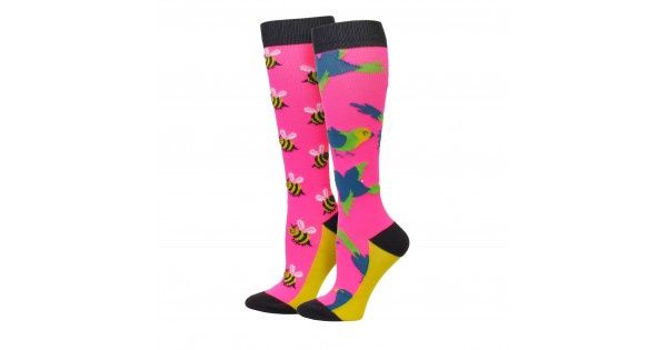 Compression Socks Birds and Bees XL