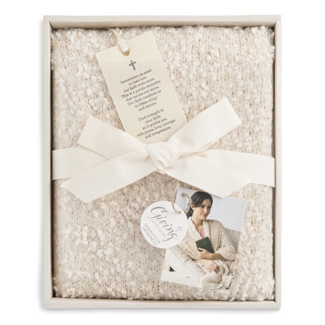 Giving Shawl - Cream Faith