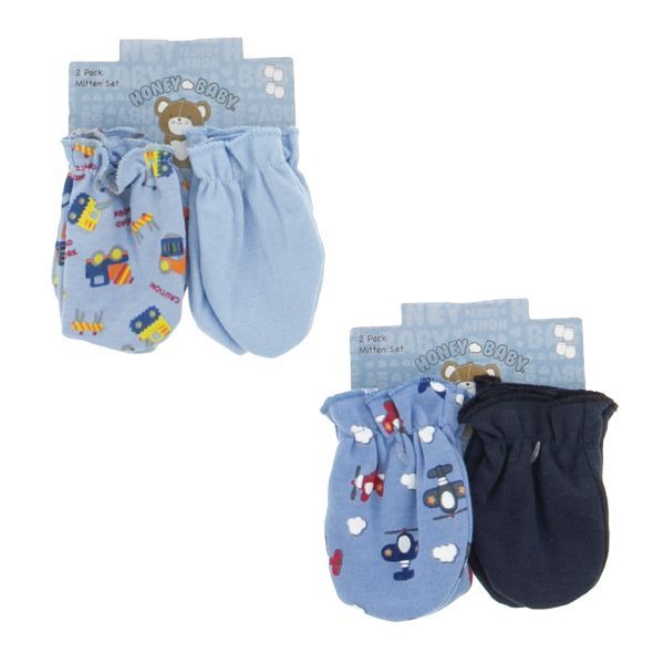 Zak &amp; Zoey  2 pack Scratch Mittens Blue
