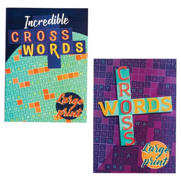 Big Print Crossword Book