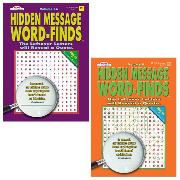 Hidden Message Word Finds