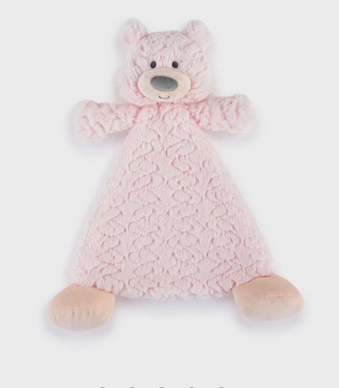 Rattle Blankie Bella -Bear - Pink