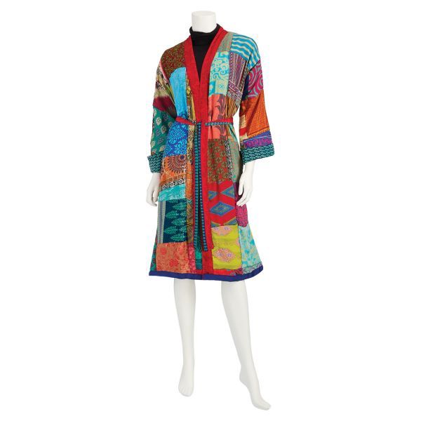 Multi Color Kimono Robe